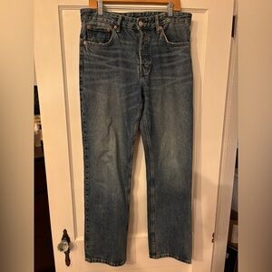 Zara slouchy boyfriend jeans women’s button flu U.S. size 8.